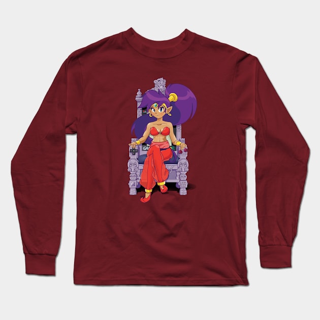 Shantae Royalty Long Sleeve T-Shirt by Creative Wiz